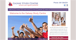 Desktop Screenshot of galwaystudycentre.ie